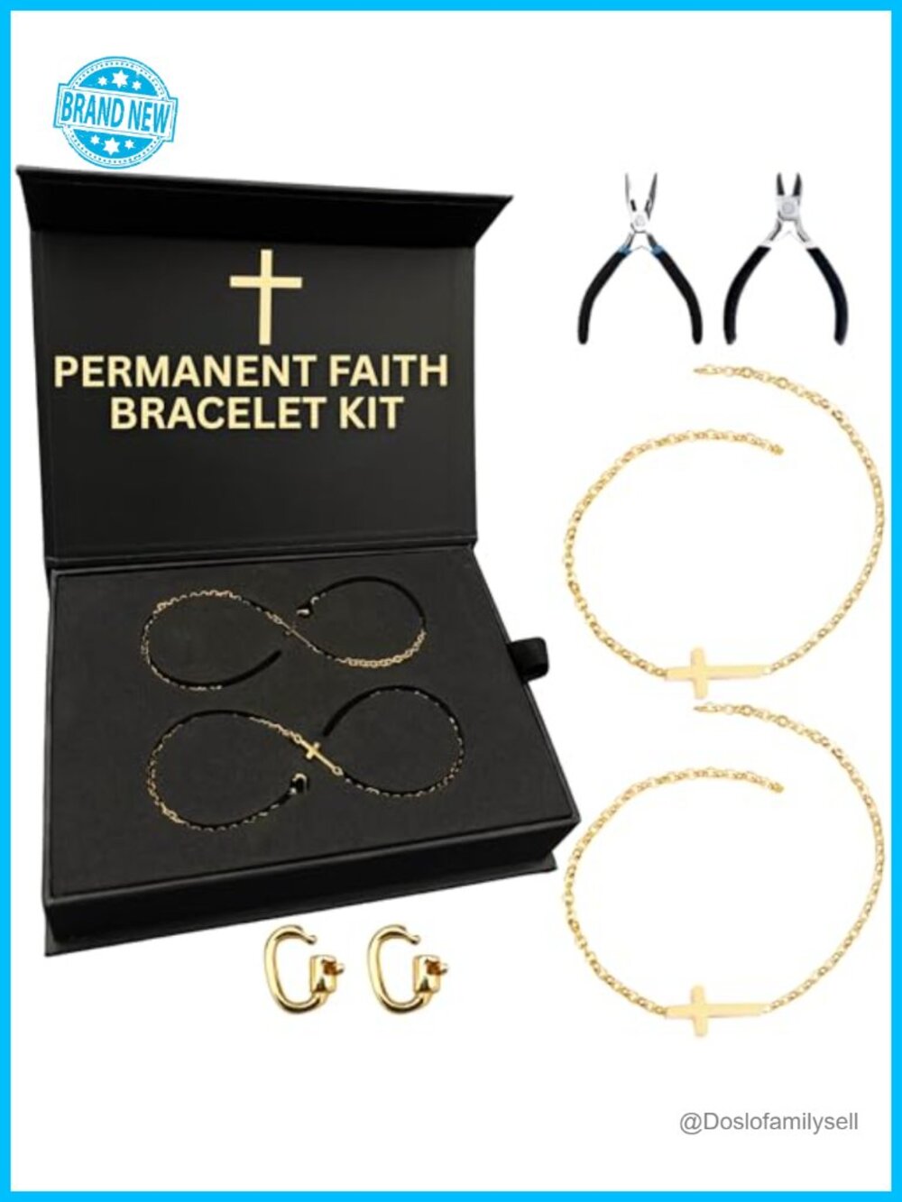 DIY Permanent Bracelet Kit For Couples - Stainless Steel Friendship Bracelets -